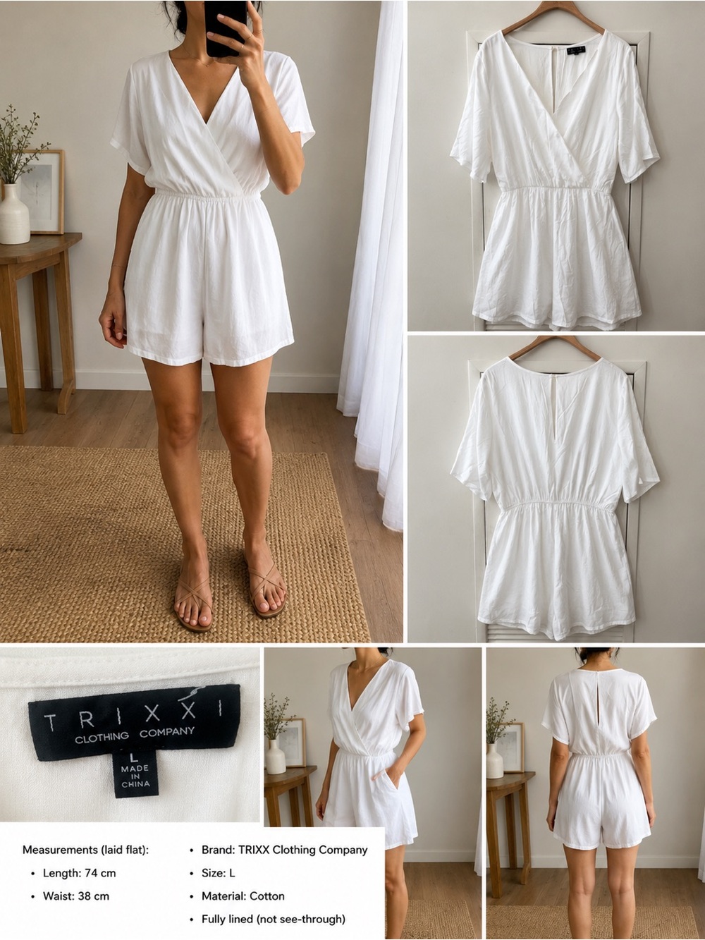 Beautiful white romper